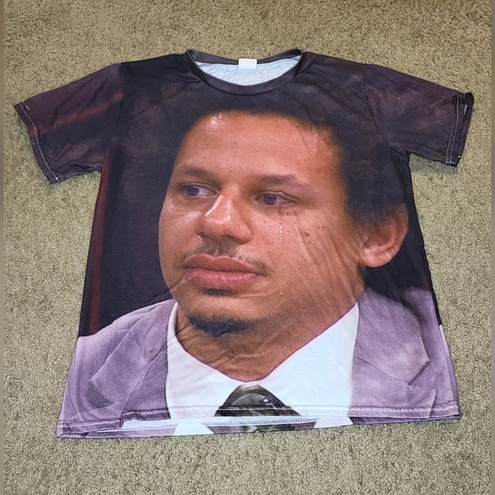 Eric Andre in tears Photo print t-shirt.
